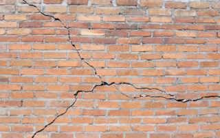 earthquake damaged brick